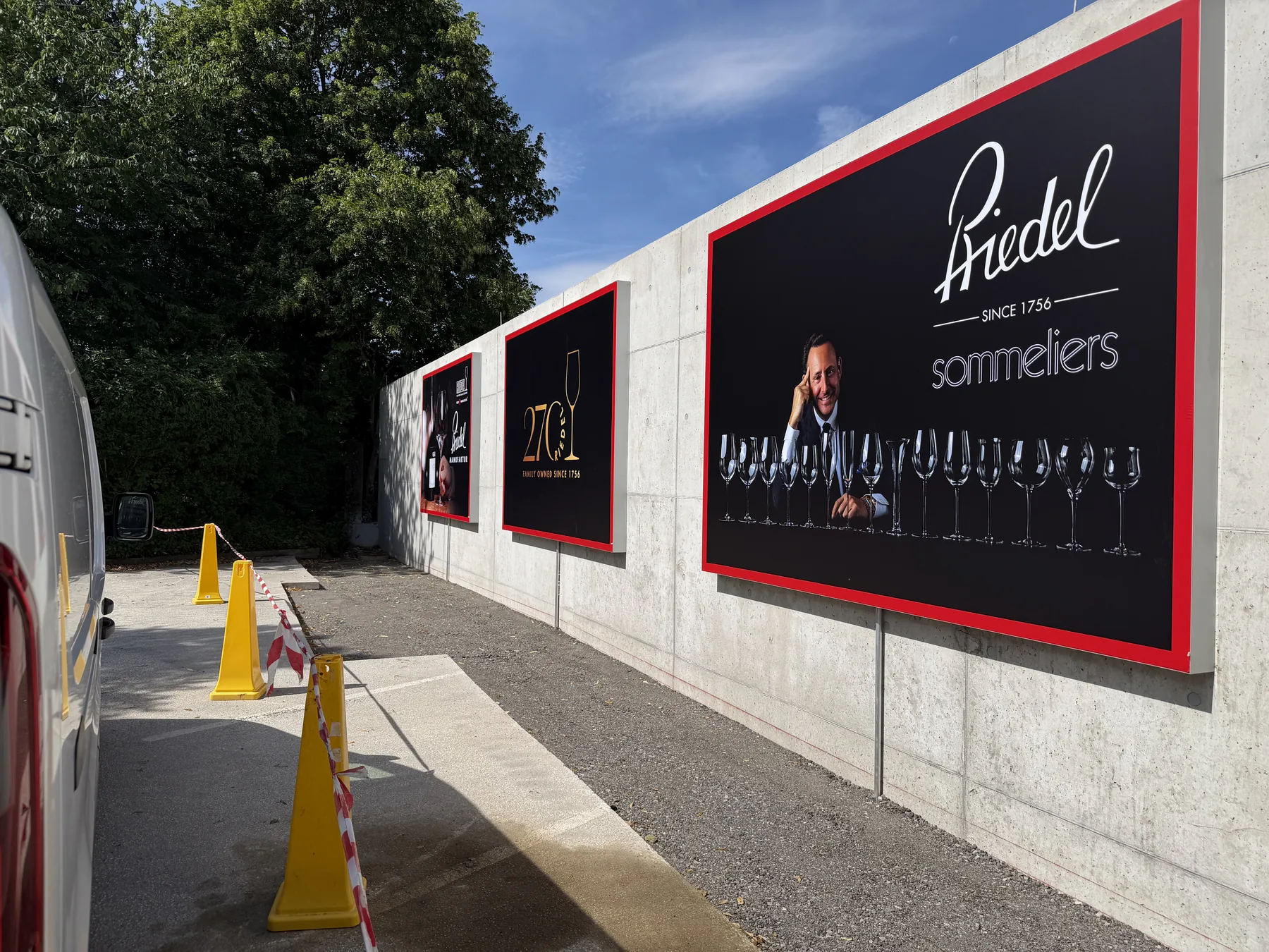 Riedel · Werbetafeln